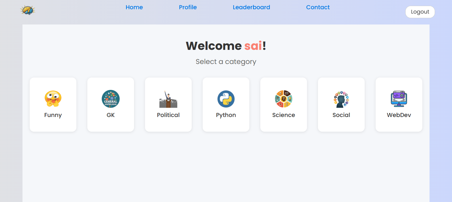 BrainBuzz - Quiz Platform & Score Tracking | Praveen Sai Maganti