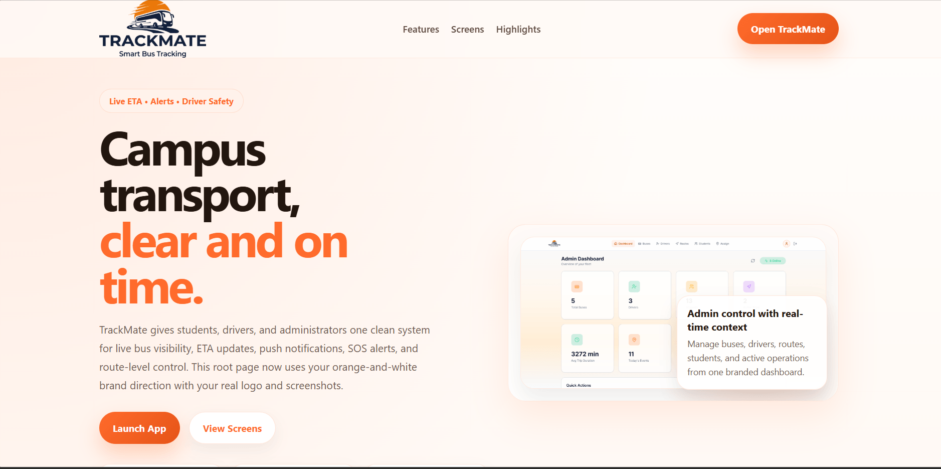 TrackMate - Real-Time Transport Tracking System | Praveen Sai Maganti